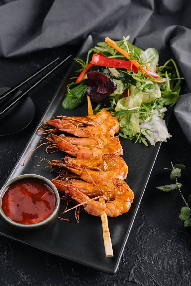 Yakitori „Black Tiger” Shrimp